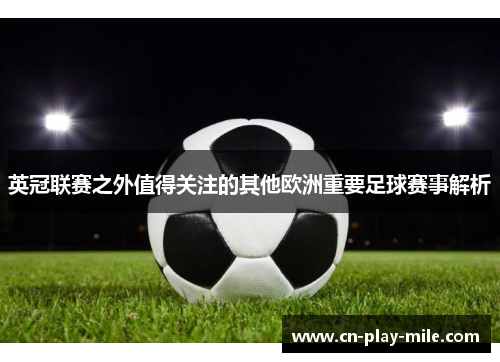 英冠联赛之外值得关注的其他欧洲重要足球赛事解析 英冠联赛之外值得关注的其他欧洲重要足球赛事解析